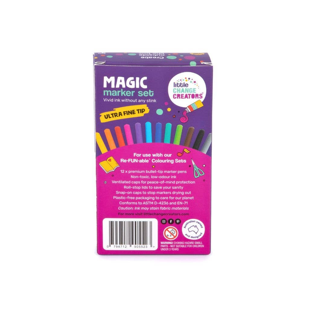 Magic Markers - Ultra Fine | Felt Tip Colouring Pens