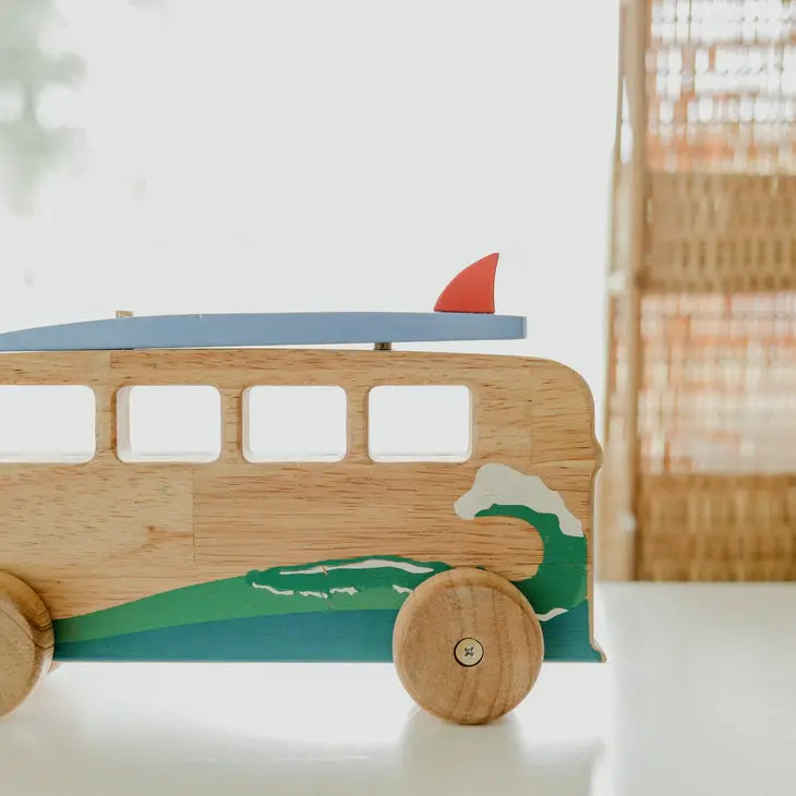 Qtoys Wooden Surfing Van