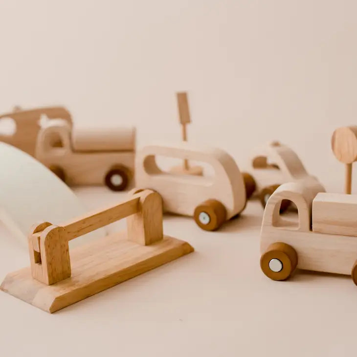 Qtoys Wooden Vehicle Play set