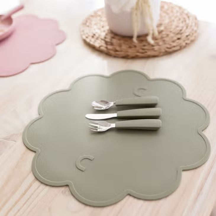 We Might Be Tiny Toddler Feedie® Cutlery Set - Sage