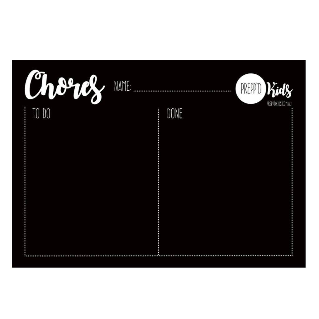 Chore Chart Set (A4)