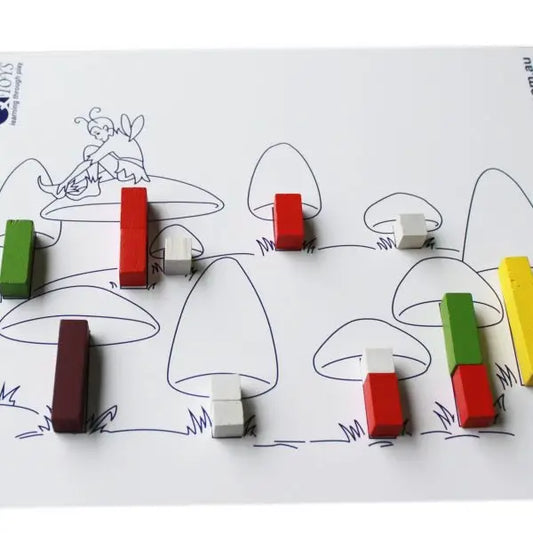 Qtoys Wooden Cuisenaire Learning Rods