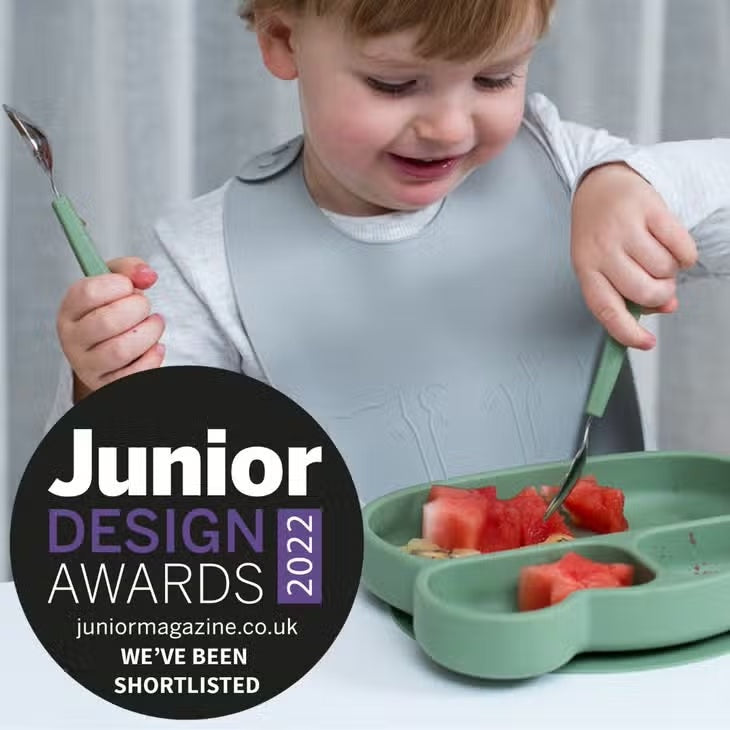 We Might Be Tiny Toddler Feedie® Cutlery Set - Sage