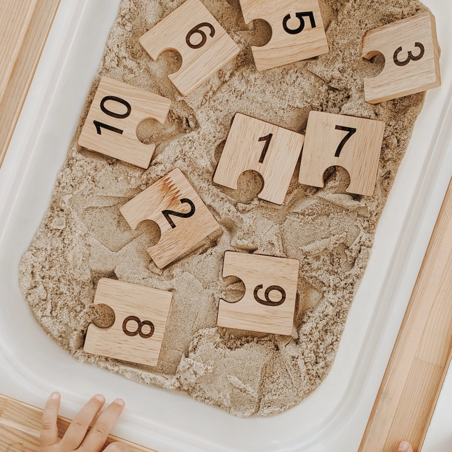 Qtoys Wooden Number Jigsaw