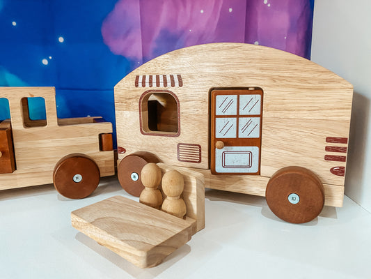 Qtoys Wooden Camper Van