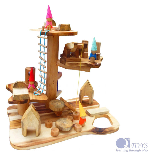 Qtoys Wooden Gnomes House