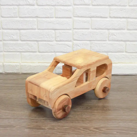 Qtoys Natural Wooden CRV Car