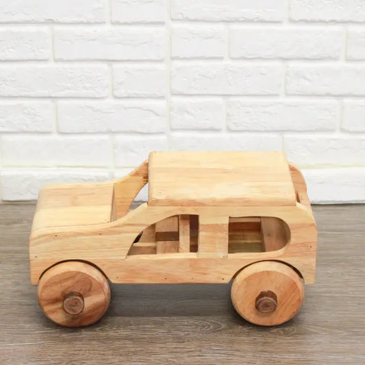 Qtoys Natural Wooden CRV Car