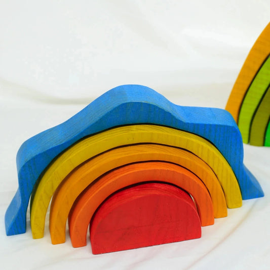 Qtoys Wooden Rising Sun Block Set 5 piece