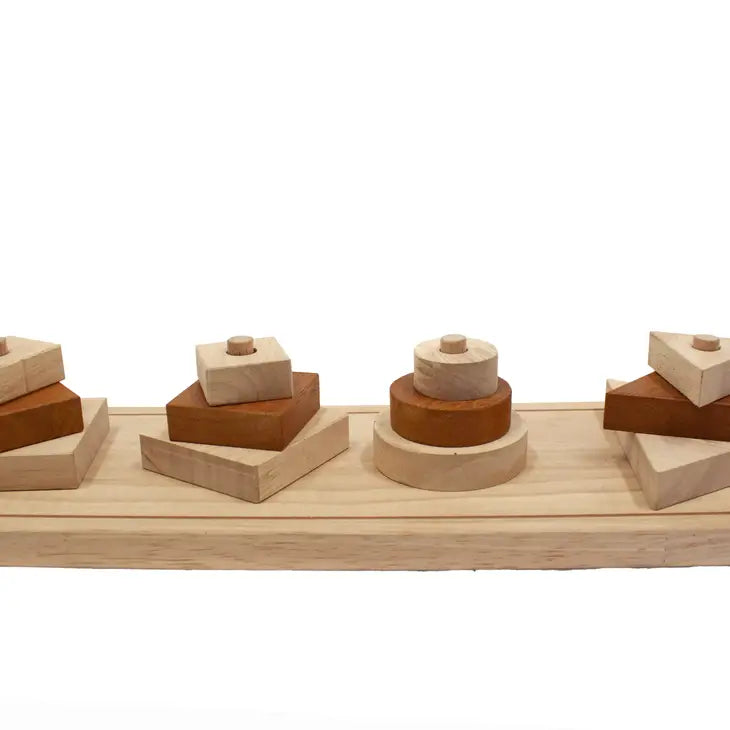 Qtoys Wooden Natural Shape Sorter