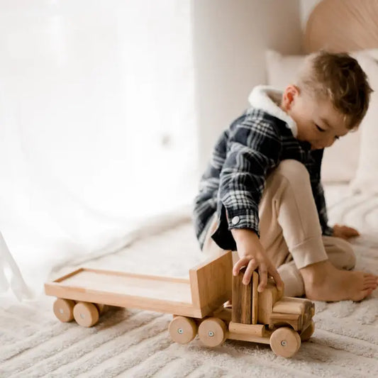 Qtoys Wooden Flat Back Truck