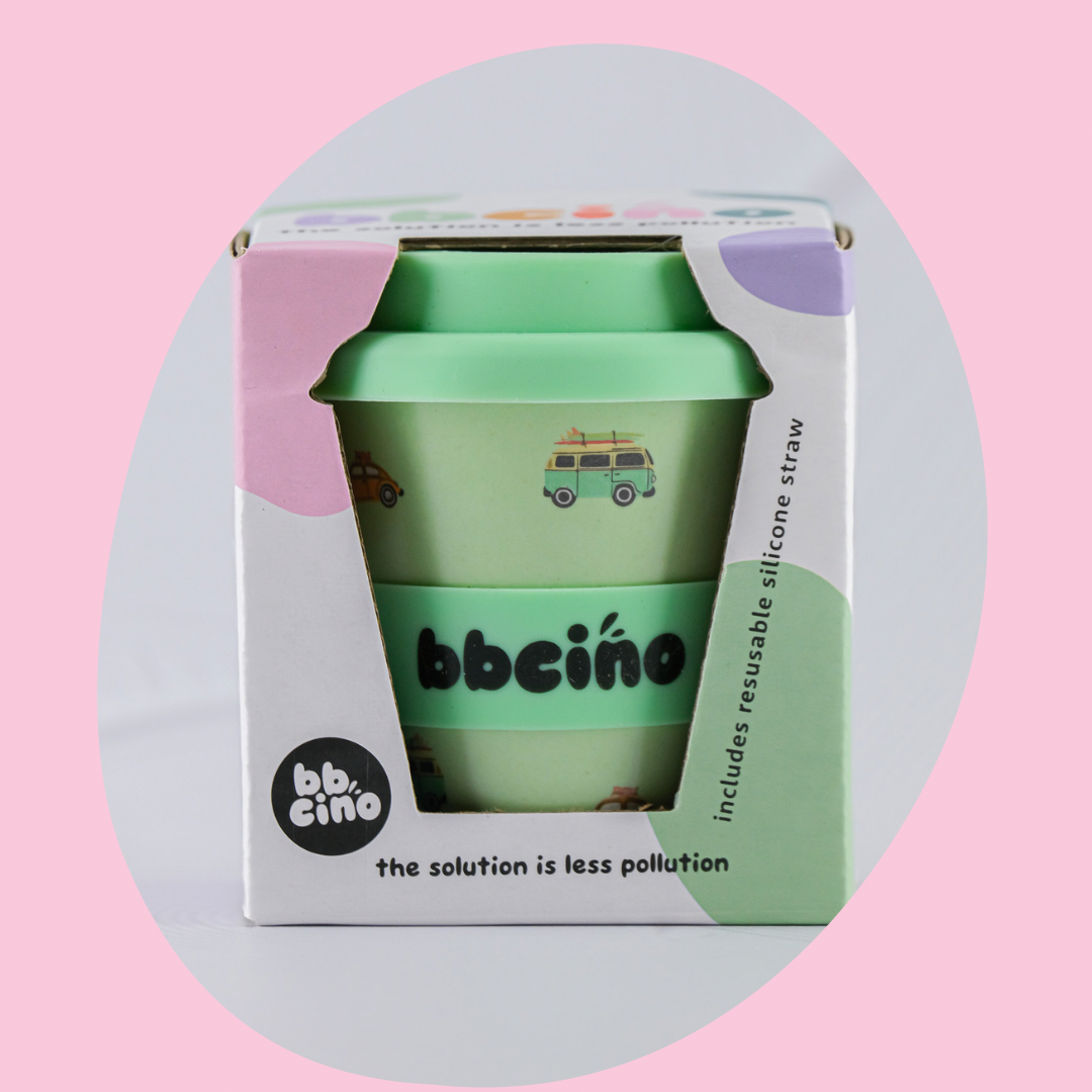 BBcino Cup - Ay, CAR-amba in Green 120ml