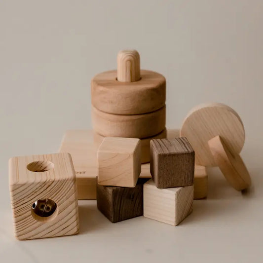 Qtoys Wooden Keepsake Baby Shower Gift Set