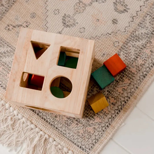 Qtoys Wooden Shape Post Box
