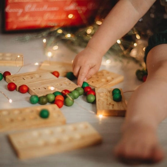 Qtoys Wooden Counting and Maths Set