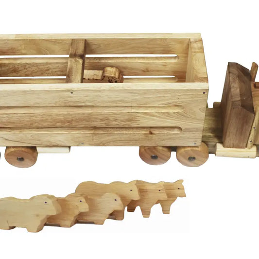 Qtoys Wooden Cattle Truck