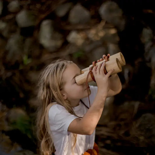 Qtoys Wooden Binoculars