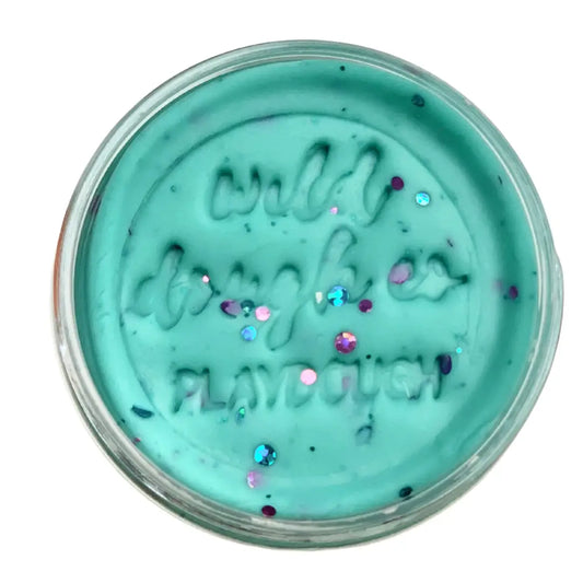 Wild Dough Mermaid Mint Playdough - Glitter 280g