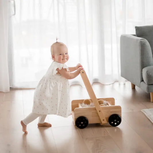 Qtoys Wooden Classic Baby Walker