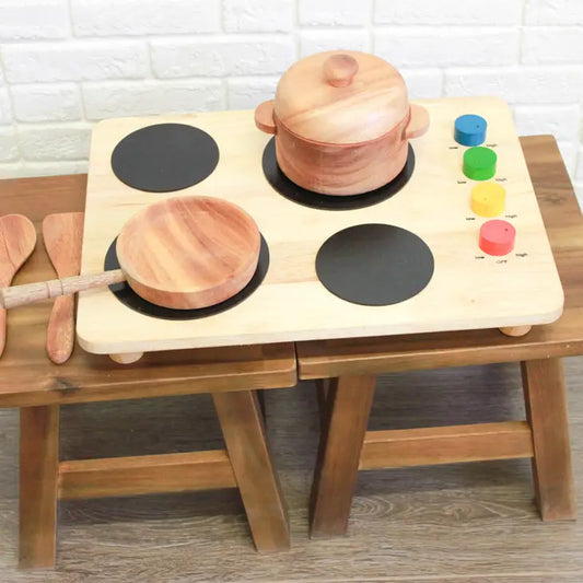 Qtoys Wooden Portable Cooktop