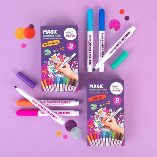 Magic Markers - Ultra Fine | Felt Tip Colouring Pens