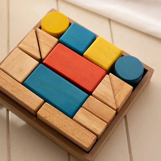 Qtoys Wooden Sound Blocks 15 Pcs
