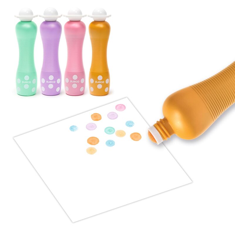 4 Pearl-effect Foam Markers