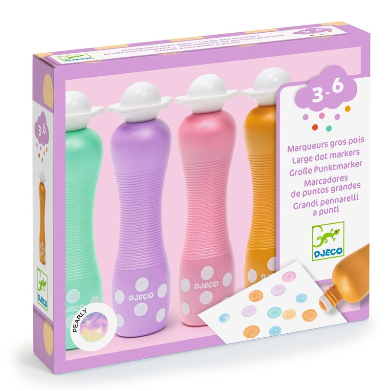 4 Pearl-effect Foam Markers