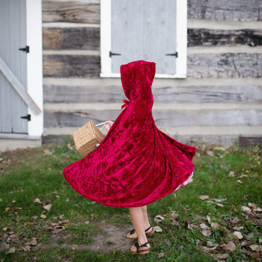 Little Red Riding Hood Cape - Size 5-6 - Great Pretenders Costume