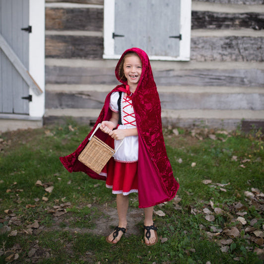 Little Red Riding Hood Cape - Size 5-6 - Great Pretenders Costume