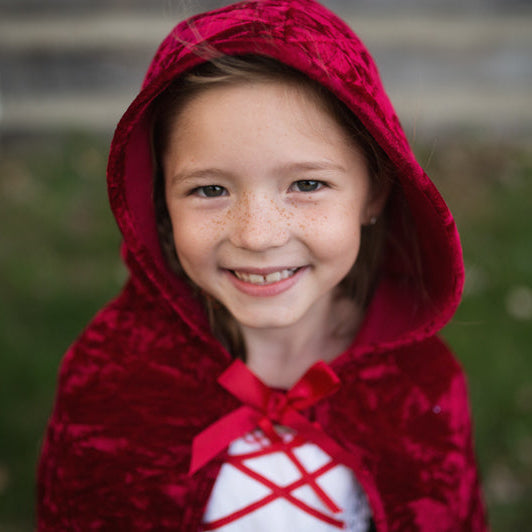 Little Red Riding Hood Cape - Size 5-6 - Great Pretenders Costume