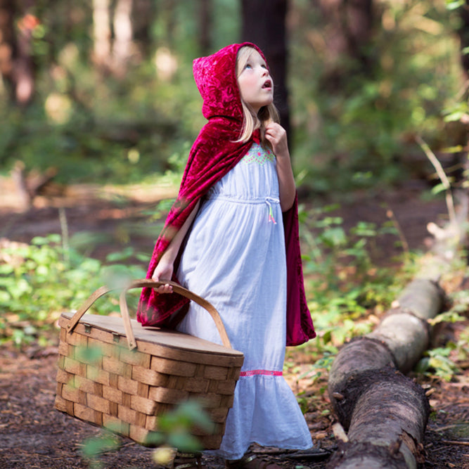 Little Red Riding Hood Cape - Size 5-6 - Great Pretenders Costume