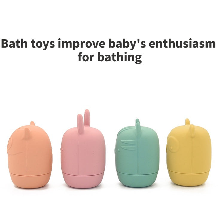 Silicone Bath Toys Set