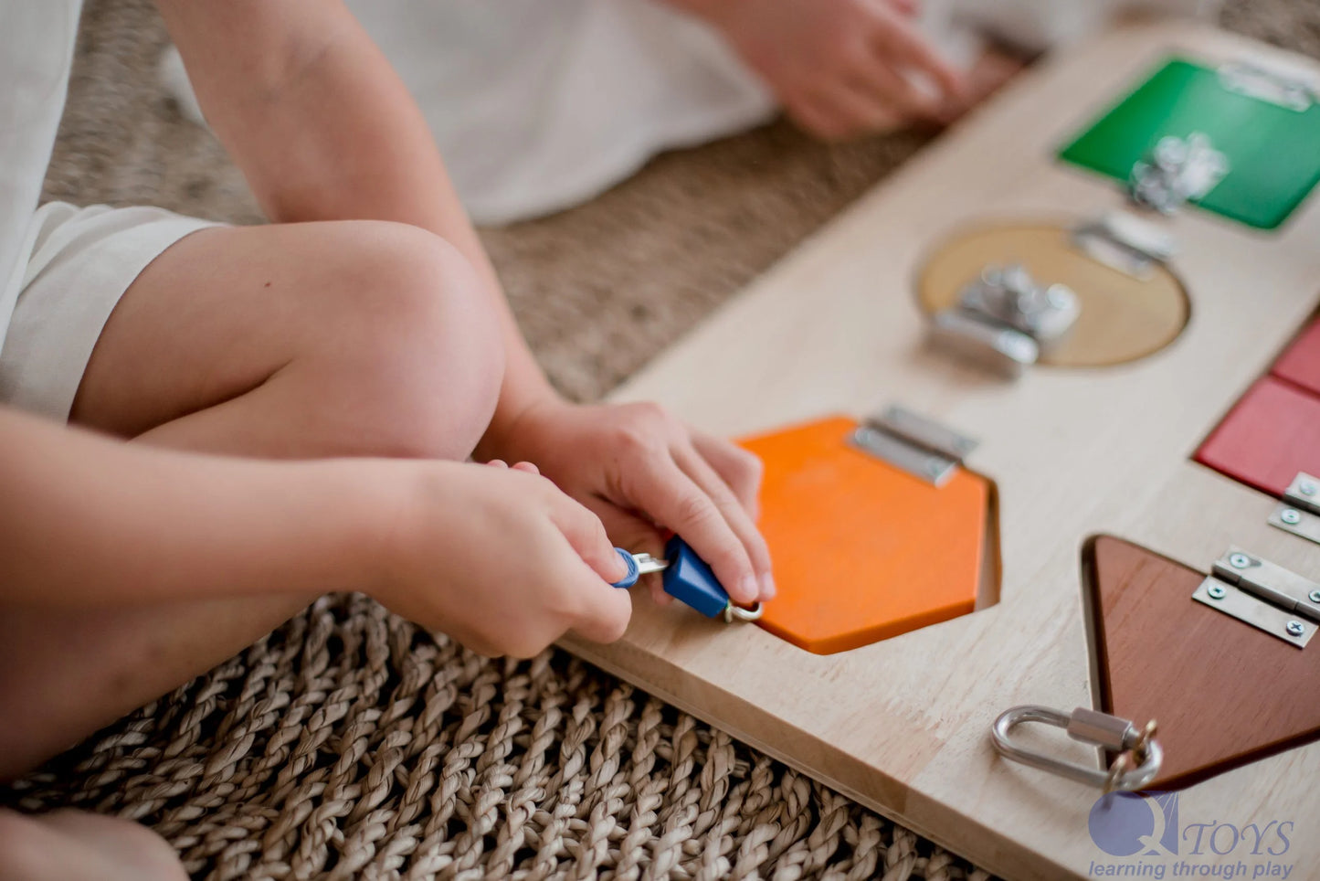 Qtoys Wooden Lock Activity Board