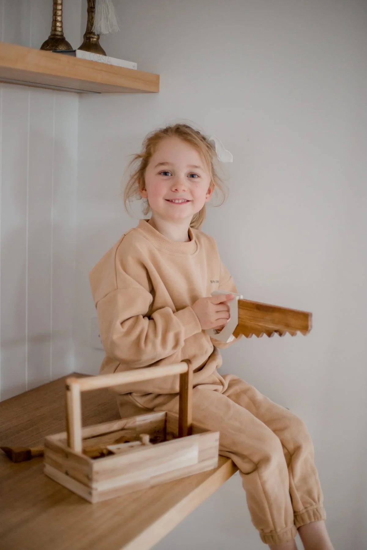 Qtoys Wooden Tool Set