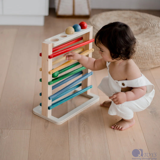 Qtoys Wooden Track a ball rack