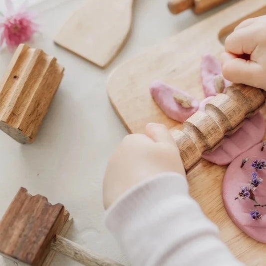 Qtoys Wooden Play dough kit