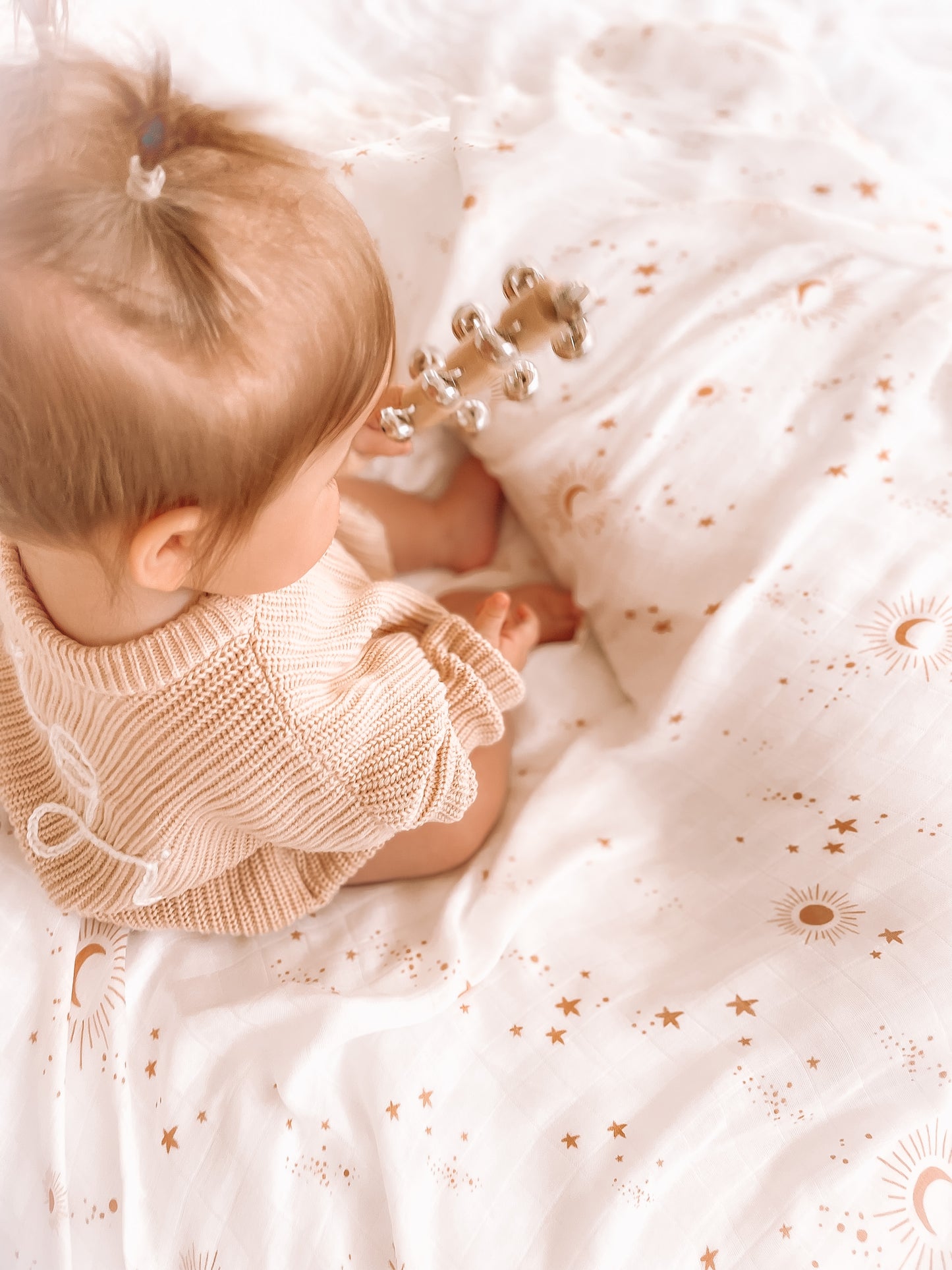 Organic Muslin Wrap Swaddle - Constellation