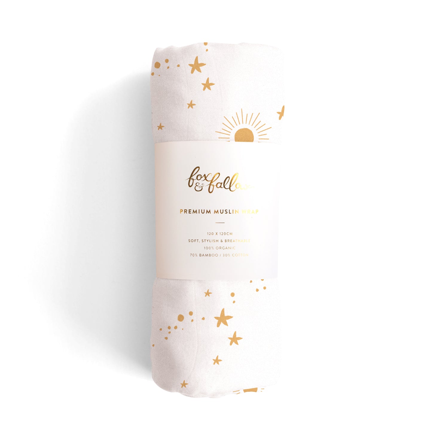 Organic Muslin Wrap Swaddle - Constellation