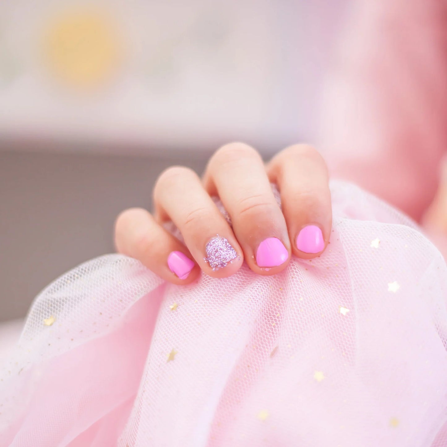 Oh Flossy Nail Polish - Pink Glitter