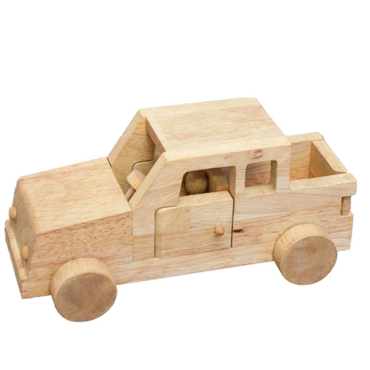 Qtoys Wooden Safari Jeep