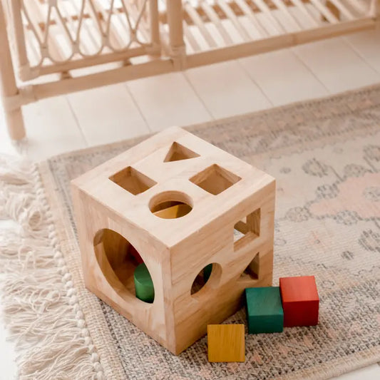 Qtoys Wooden Shape Post Box