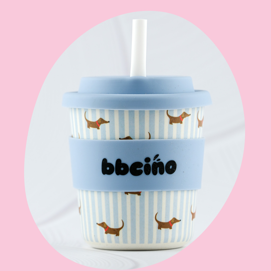 BBcino Cup Dash in Blue; BambinoCino 240ml