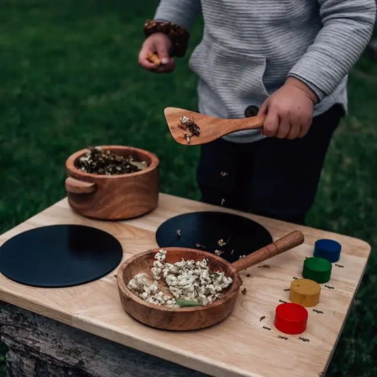 Qtoys Wooden Portable Cooktop