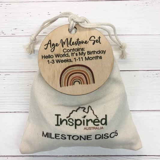 Rainbow Milestones - 16 Piece Age Set