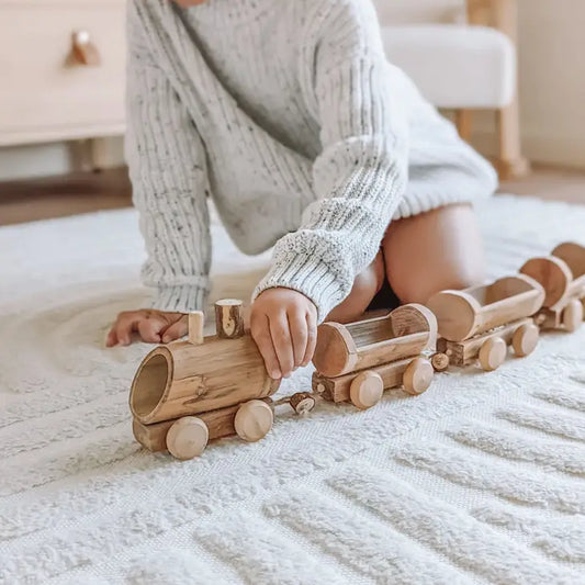 Qtoys Bamboo Train