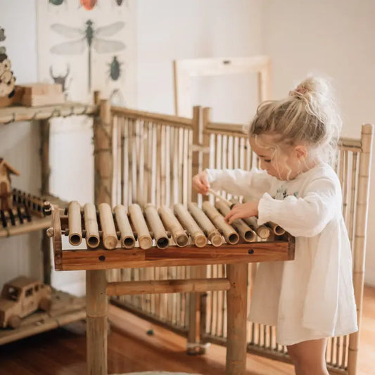 Qtoys Bamboo Marimba