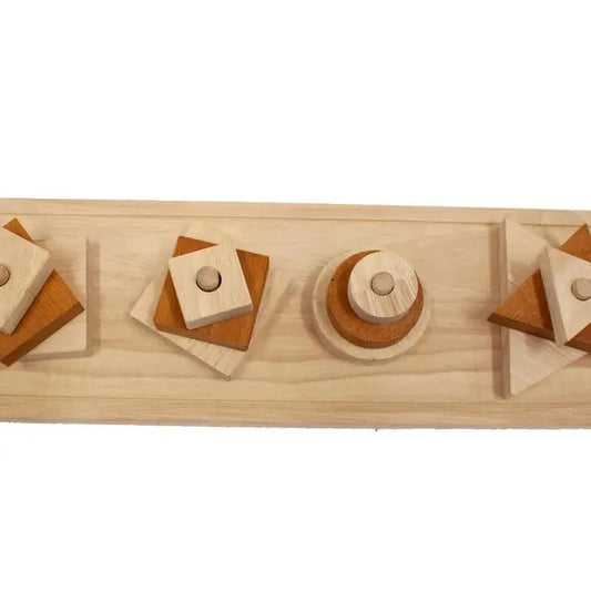 Qtoys Wooden Natural Shape Sorter