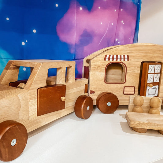 Qtoys Wooden Camper Van